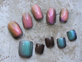 マグネットネイルの工程にも注目