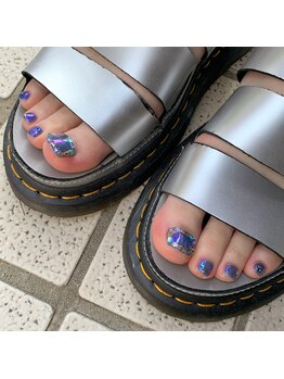 Mネイルアンドカフェ シェレステ/フット♪