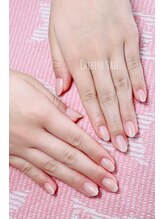 チヒロネイル/縦長ネイルベット自爪風スカルプ