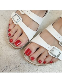 クリーム(Nail Atelier CREAM)/フット・ワンカラー