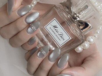 ファメル 赤坂店(Fam-er)/マグネット×ビジューネイル