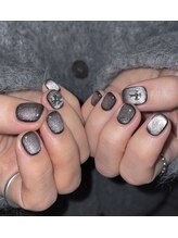 ヘブン ネイル 鶯谷(HEAVEN Nail)/ワンカラーキャatアイネイル