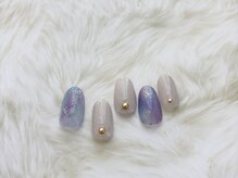 アリー(ALLIE´)/紫陽花ネイル
