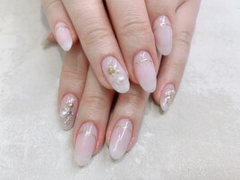 透け感ナチュラルネイル