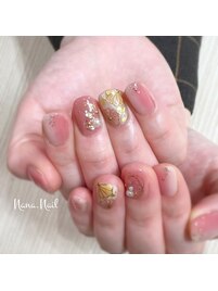 和柄ネイル♪