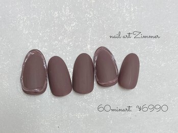 ネイルアート ジマー/60minart コース¥6990