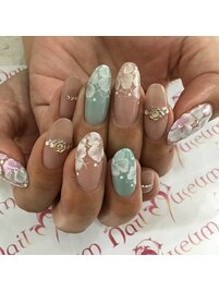 【春】フラワーネイル