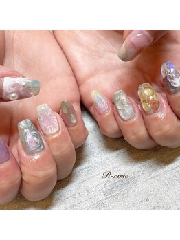 アールローズ(R-rose)/ニュアンスネイル