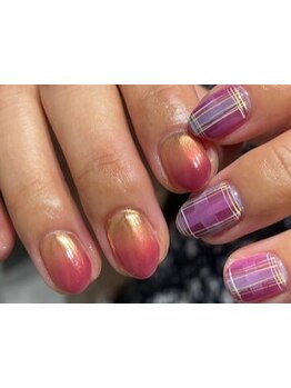 手描きアートが得意なサロン