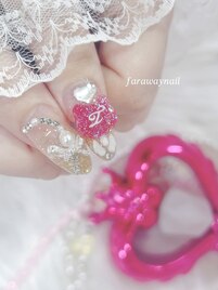 うちわパーツ有☆推し活ネイル♪