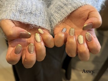 アスー(Aswy.)/マグネット×先端ミラー