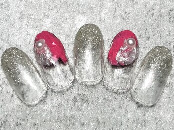 ヴィネル 平岸店(Vinel)/でこぼこニュアンスネイル