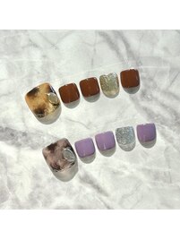 クラシックアンバーネイル