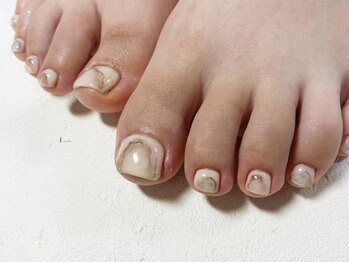 アイネイルズ 渋谷店(I nails)/【Tomoka.a】フットネイル