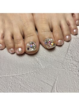 コサチ ネイル(Cosachi nail)/親指アート×オーロラ★