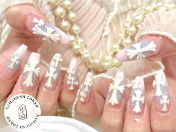 ネイルズガッシュ 武蔵小山店(NAILsGUSH)の写真/まるで自爪が伸びたような仕上がり♪+￥6000で10本ジェル長さ出しが出来ちゃいます★