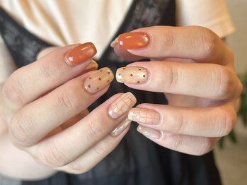 アールネイル(r.nail)/夏なオレンジ