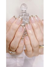 レインボートライブドゥネイル(rainbow tribe deux NAIL)/ミラーフレンチ