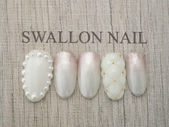 スワロンネイル(SWALLON NAIL)/１１・１２月定額ネイル