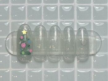 ジョアネイル(JOA Nail)/クリスマス/ツリー/インク/星