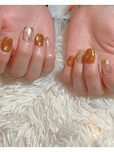 アマランサス(Amaranthus)/大人明るめブラウンにラメ！