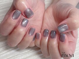 マグネット　シンプル　グレー