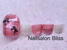 ネイルサロンブリス(nail salon Bliss)/定額FOOTシンプルアート￥5720