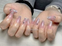 Ｐｉｋａ　Ｎａｉｌ［ピカネイル］上野／御徒町/チップ長出チーク×マグ甘ネイル