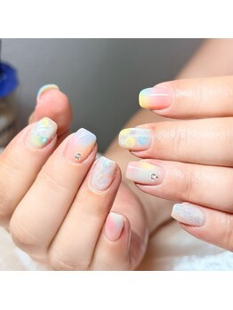 ベラーネイルズバー(Bella nails BAR)/シャボン玉ネイル