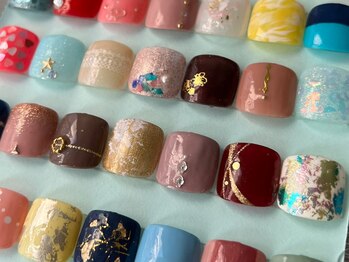 モアネイル つつじヶ丘店(MOAH NAIL)/フットサンプル♪