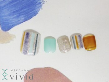 メイクプラスネイル ヴィヴィッド(MAKE+NAIL vivid)/フット　オリジナル♪