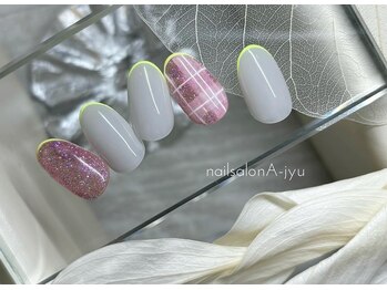 ネイルサロン アージュ(Nail Salon A jyu)/サマーチェックネイル