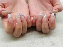 ネイルサロン ドゥ(Nail Salon Doux)/【ほり】ツイードフレンチネイル