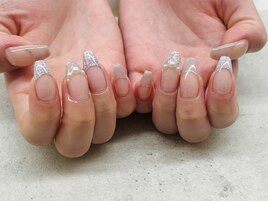 【ほり】ツイードフレンチネイル