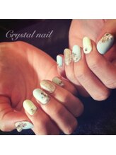 クリスタルネイル ボンベルタ橘店(CRYSTAL NAIL)/ガーリーネイル
