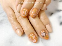 ネイルアトリエ フロラシオン/ラッキーモチーフネイル蝶々