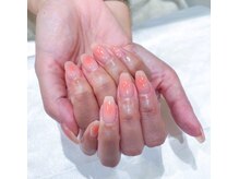 ヘアアンドネイル ミューズ 新浦安店(HAIR&NAIL MUSE)/チークオレンジピンク