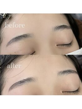 バトン(BATON.)/【 美眉eyeblow wax & lift 】