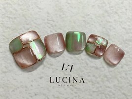 c-210 春色マグネットネイル
