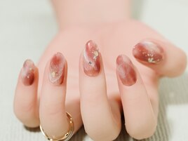 ピンクニュアンスネイル