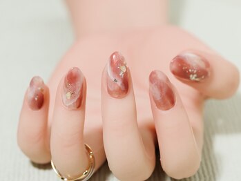 ヴァンネイル(VINGT NAIL nail&eye beauty)/ピンクニュアンスネイル