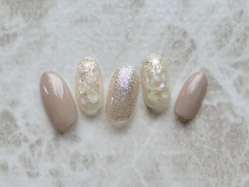フラワーズネイルアンドアイラッシュ(FLOWER’S nail&Eyelash)/シェルネイル