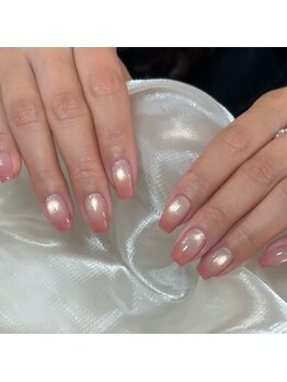 ピンキーネイル(Pinky Nail)/マグネット+カラグラデ-ション