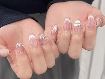 ワンホンマグネットネイル