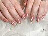 【hand】今春のトレンド！　マグネットネイルonオーロラパウダー／6500円