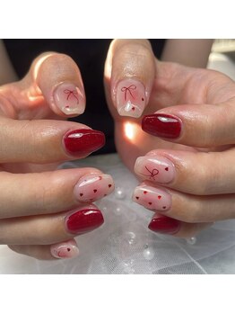 グロウ ネイル(GLOW×NAIL)の写真/大人可愛い/ニュアンス/ワンホンなどトレンドデザインで理想のお手元に♪【平日限定フリーアート5～6本】