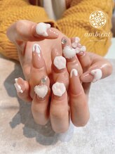 ネイルスタジオ アンビエント 表町店(Nail Studio ambient)/猫ネイル スカルプネイル