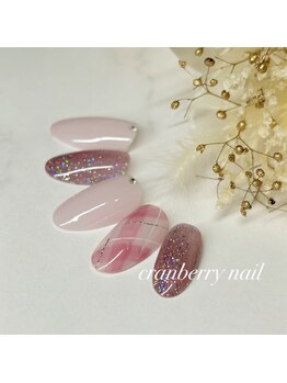 クランベリーネイル 代官山 恵比寿(cranberry nail)/9月定額B 【パラジェル】