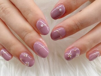 アゲート(Agate)の写真/【学割¥2900～！Jr.クーポンもご用意◎】ワンカラーネイル、ラメグラのリーズナブルメニューあり☆