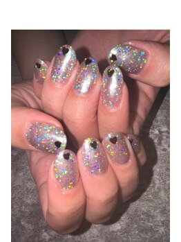 シードットネイル(Cee.nail)/フラッシュ×ハートホロ